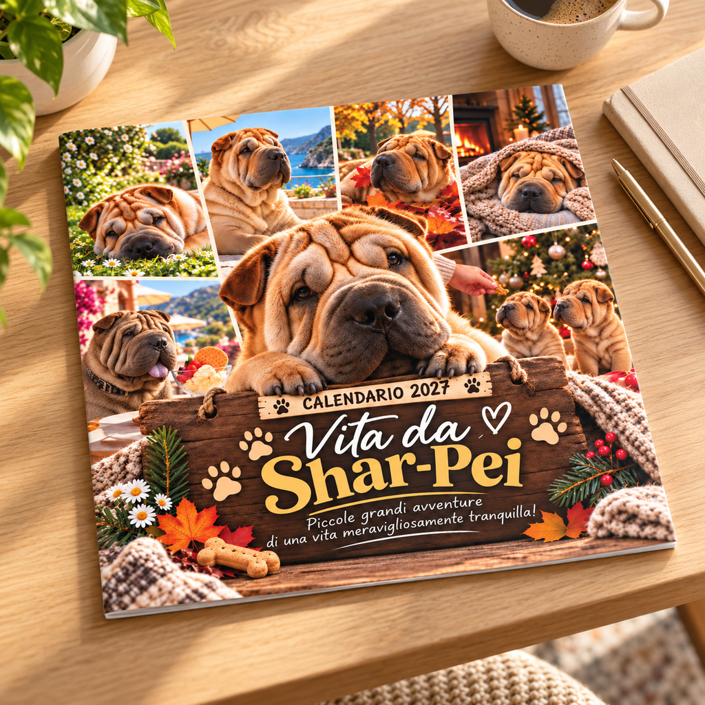 Calendario Shar-Pei 2027 - Preordine, spedizioni dal 16/11/2026